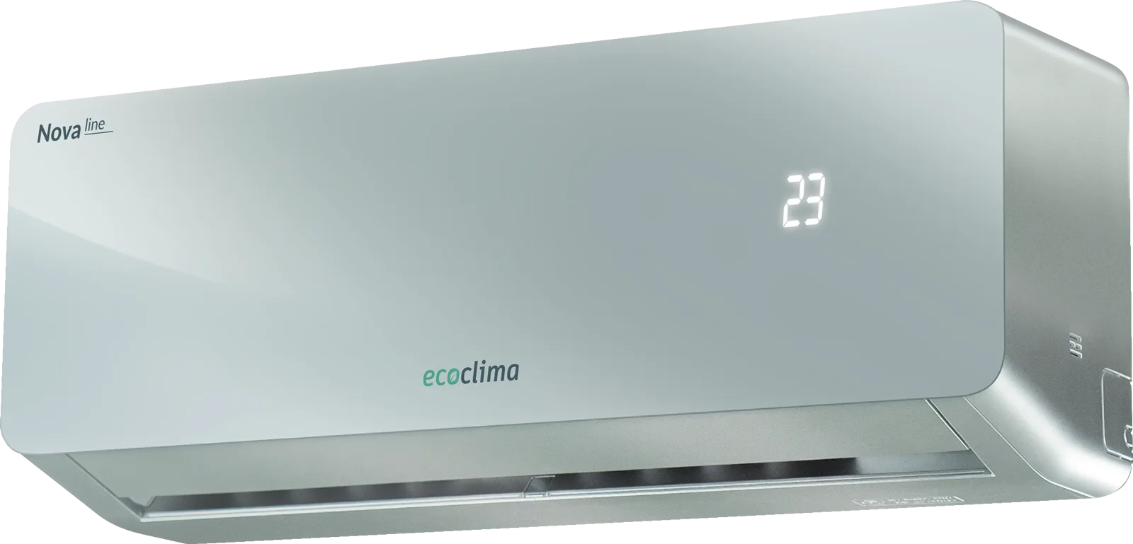 Настенная сплит-система Ecoclima ECW/I-CH09/AAS-4R1 (Silver) / EC/I-CH09/A-4R1 (White), 25 м²